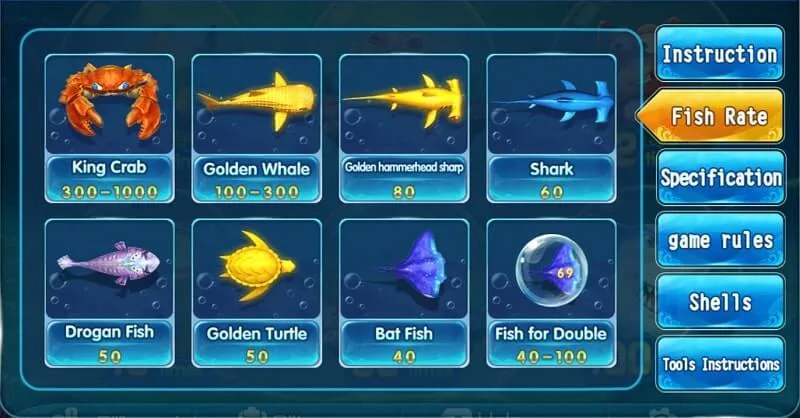 GGfishing fish rate