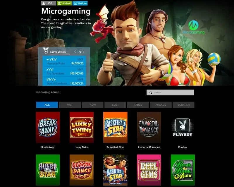 microgaming slots
