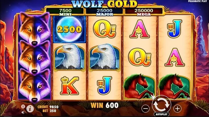 pragmatic play wolf gold game