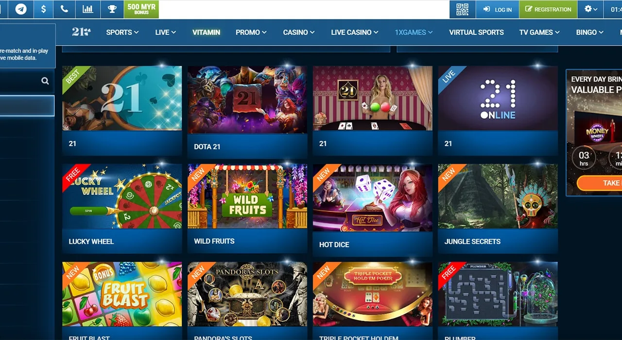1xbet-games