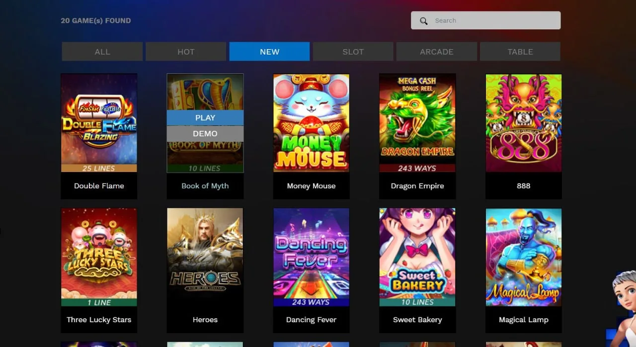 Maxim88 Games Selection