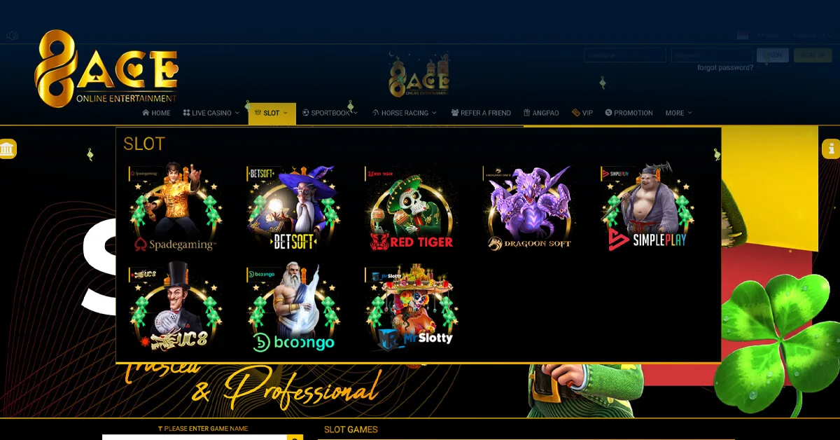 96Ace slot games