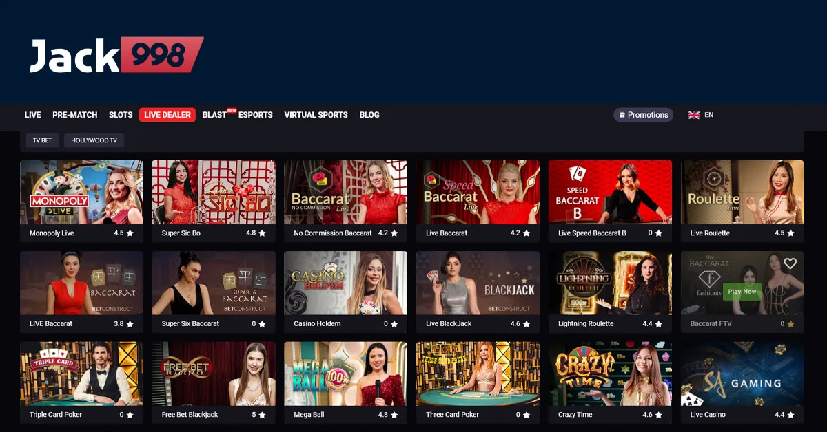 Jack998-Live-Dealer-Casino-Games