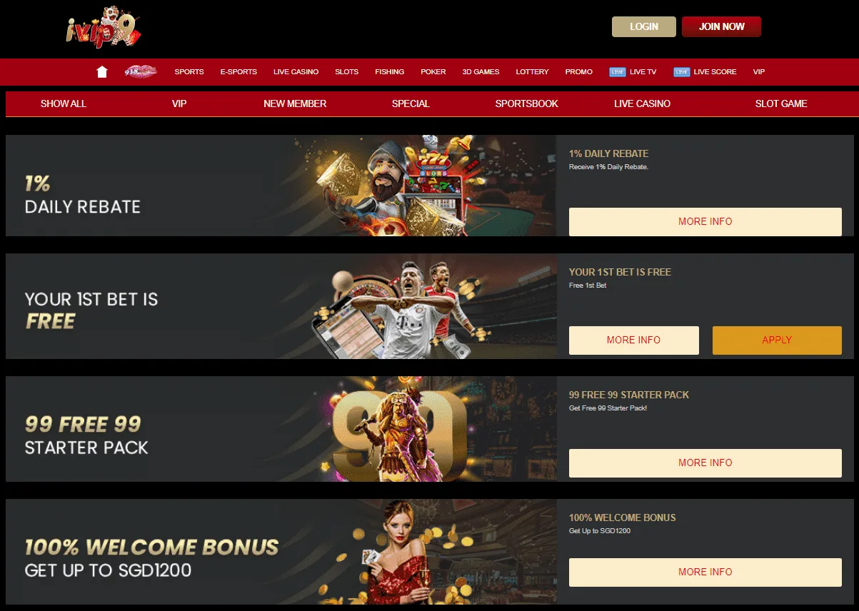IVIP9 Promotions