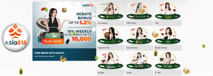 Asia818 live casino