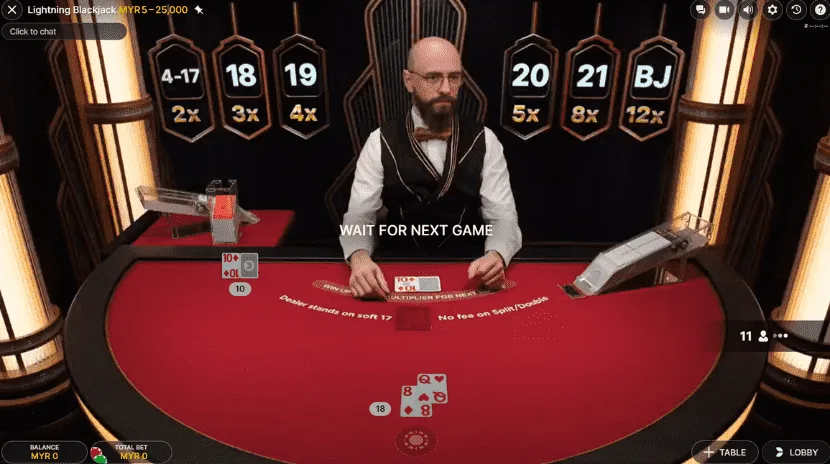Lightning Blackjack
