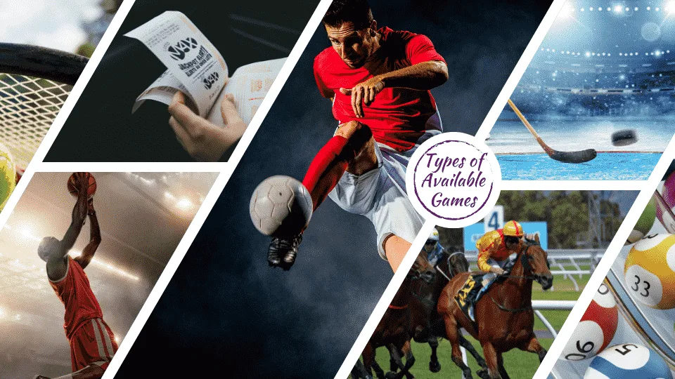Types of Sports Betting Available Games