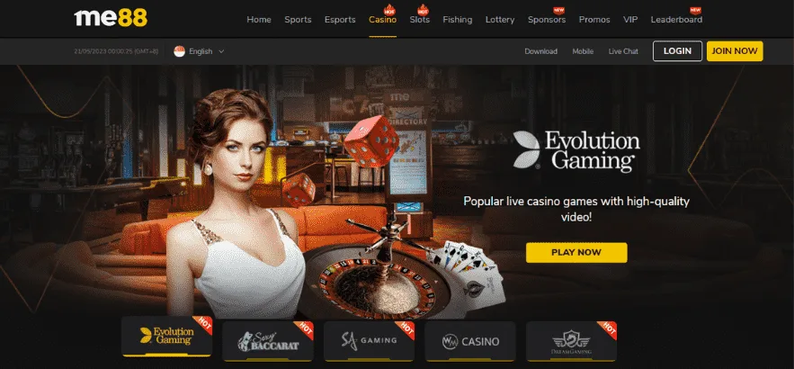 me88 Live Casino Singapore
