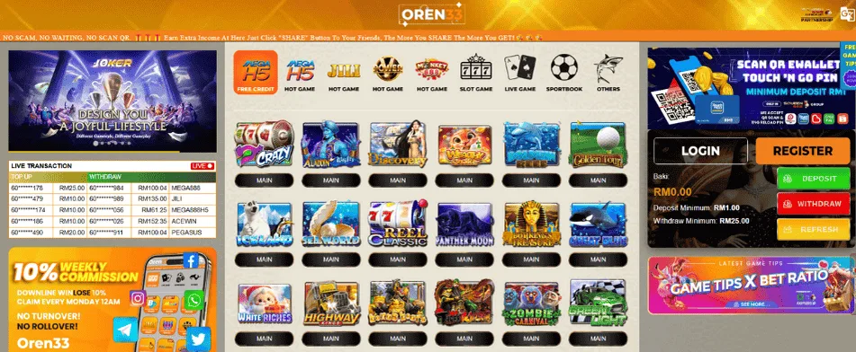 Oren33 homepage