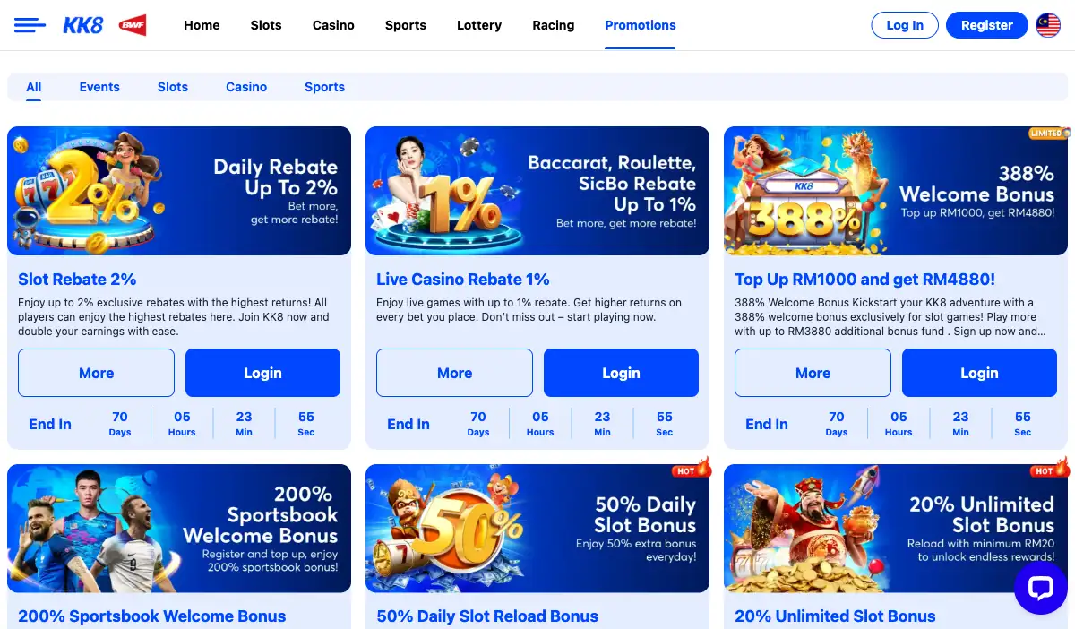 kk8-promotions-page